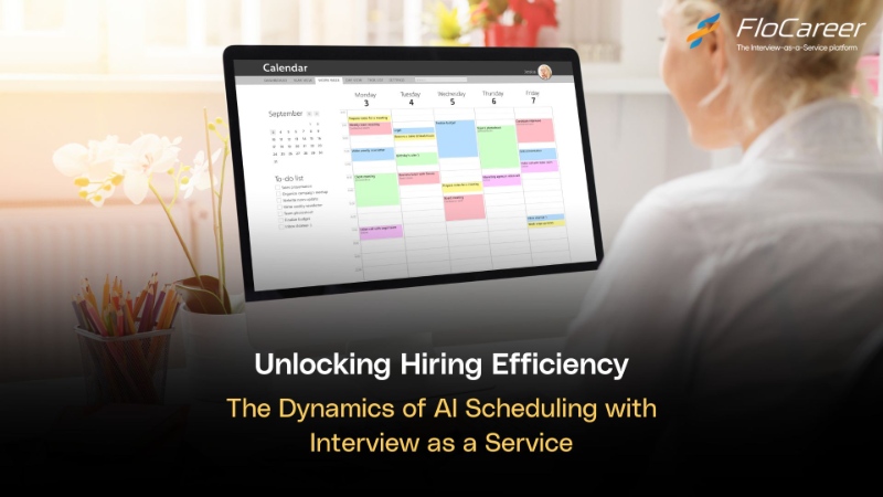 Unlocking Hiring Efficiency: The Dynamics of AI Scheduling with Interview as Service