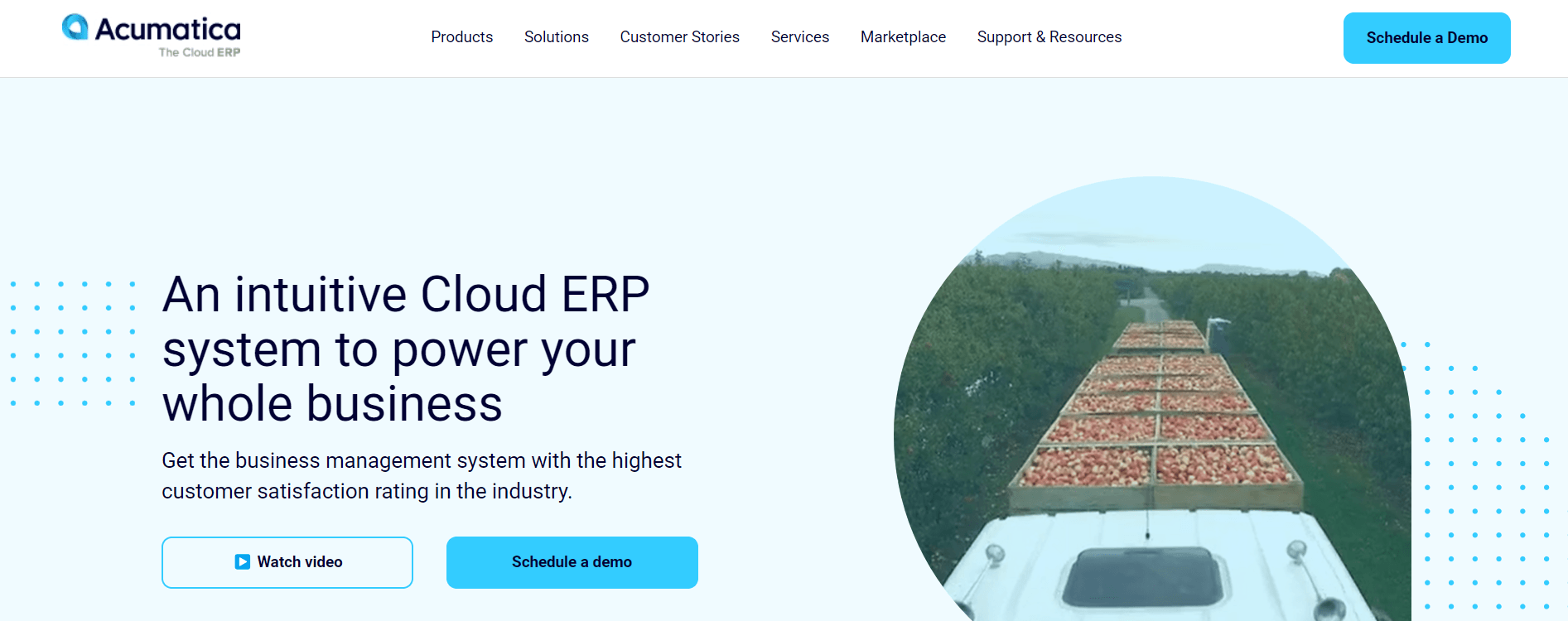 Acumatica ERP system