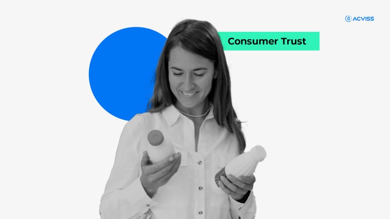 Acviss origin builds trust in customers by providing a verifiable visibility into the supply chain