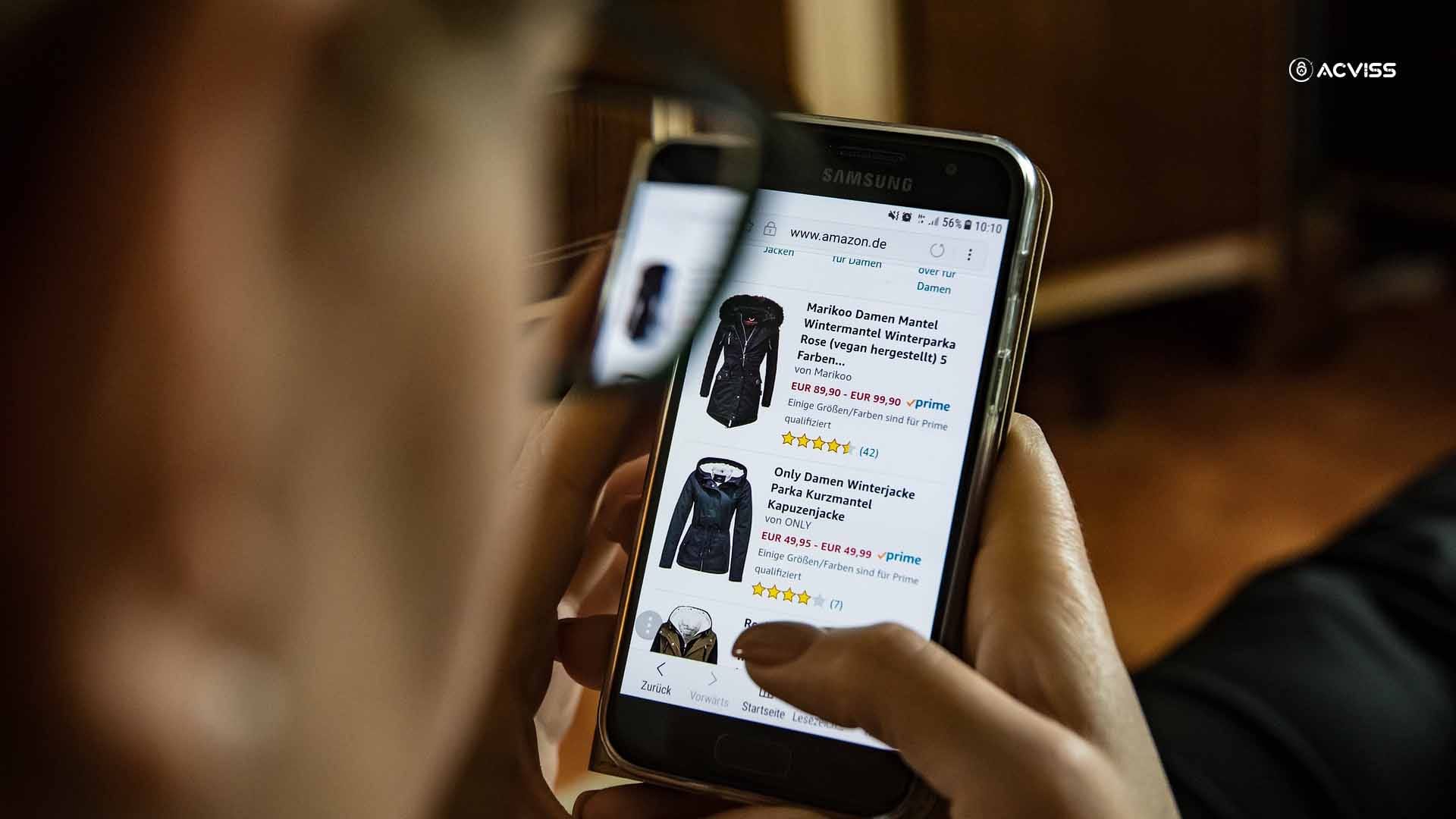Look for Amazon’s “Amazon Prime” Badge