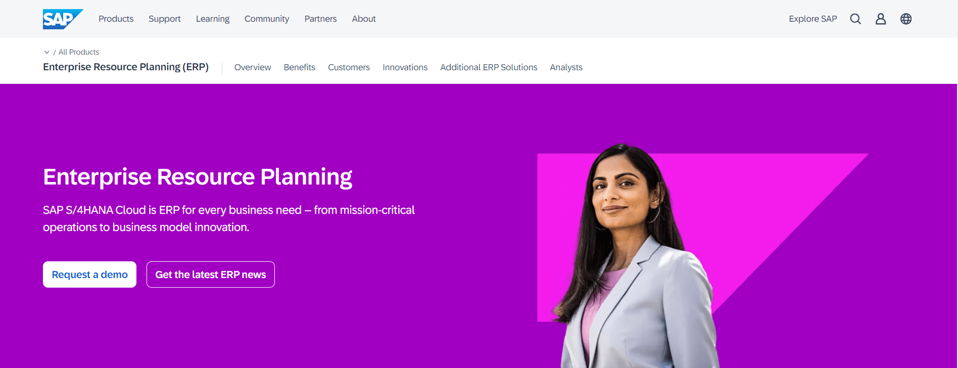 SAP ERP system