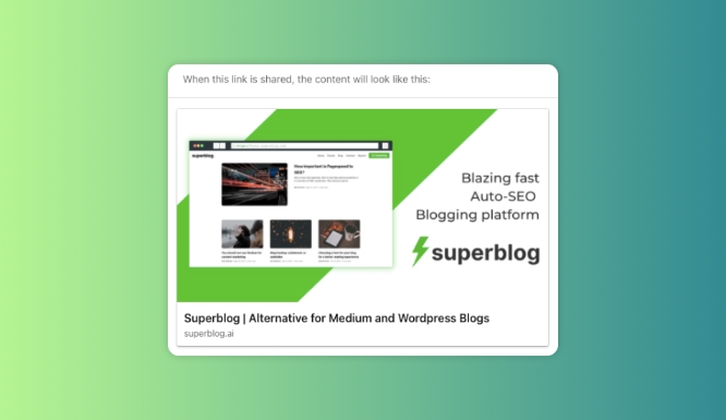 How to update a website link preview on social media

