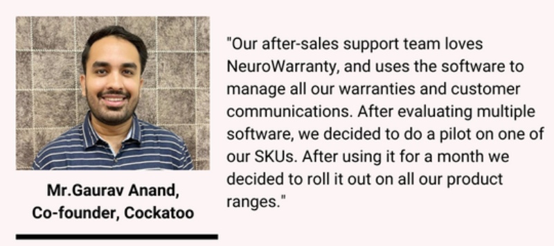 cockatoo review of NeuroWarranty