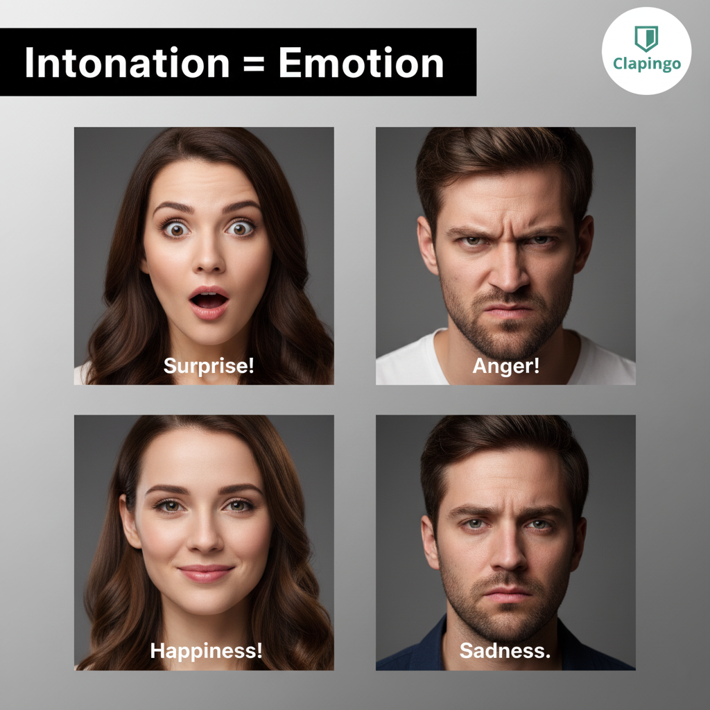 Different Emotions for Better Intonation