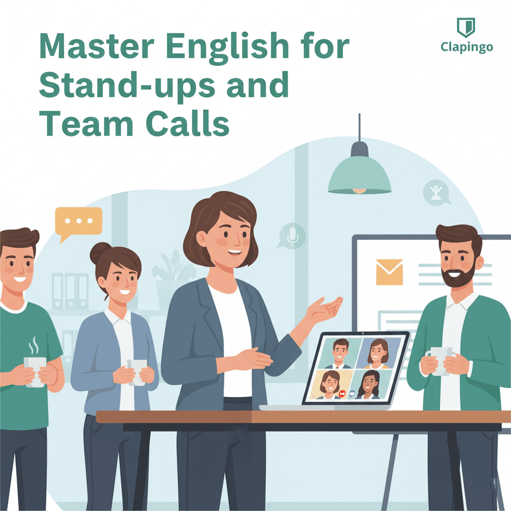 English for IT Professionals in Daily Stand Up Meetings with Clapingo