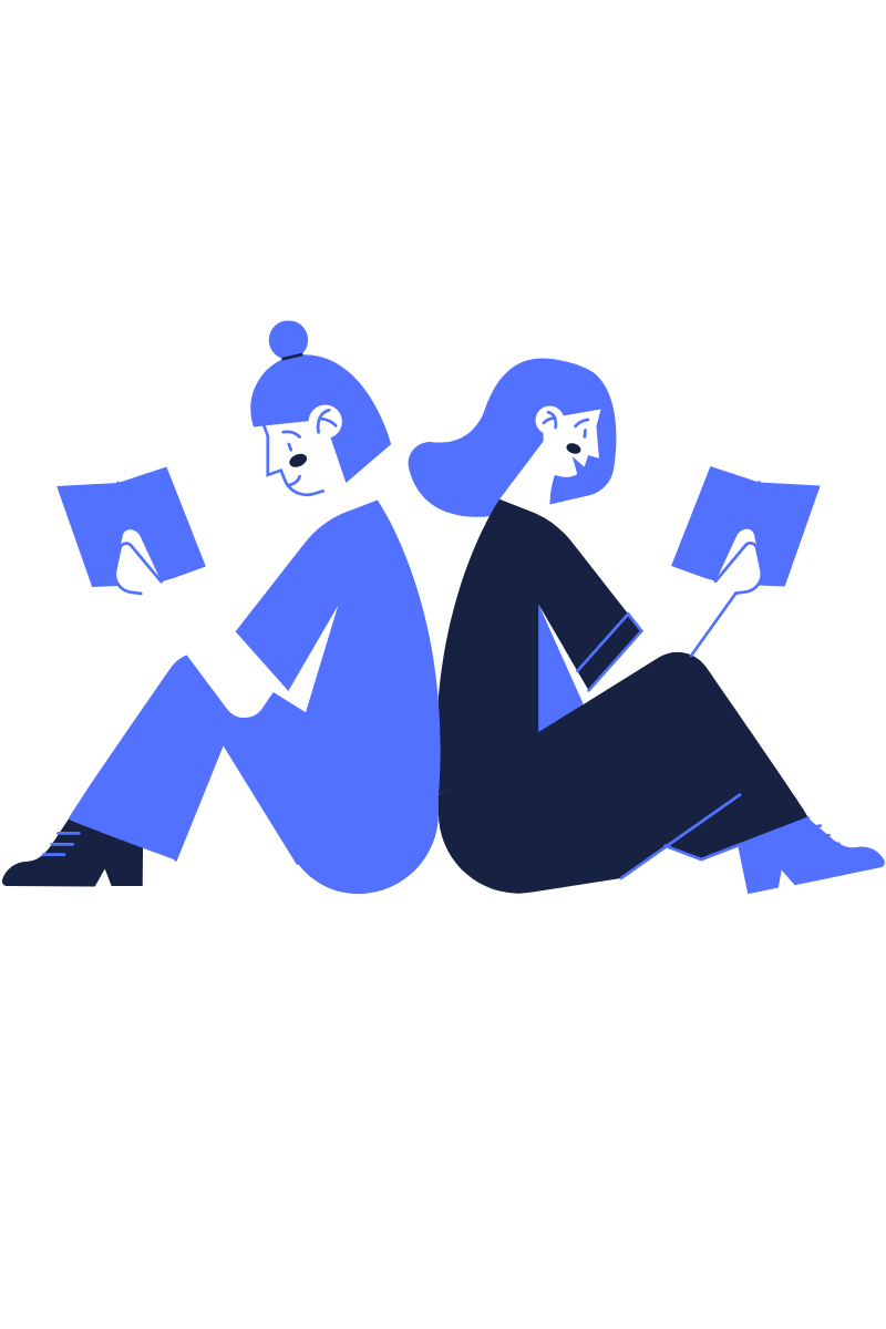 reading session in learning english conversation- clapingo- image-png