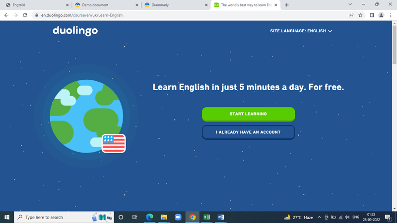 Duolingo app - Bite-sized English lessons for Free - image - screenshot - jpg