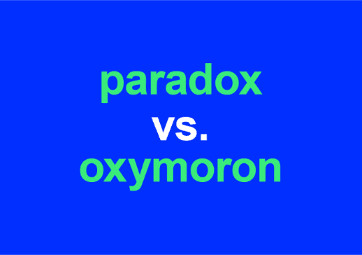 Linguistic Contrasts: Oxymoron and Paradox in Figure of Speech