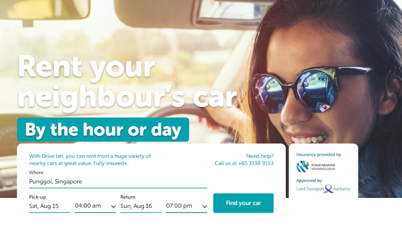 Is renting a car cheaper with Drive lah than taking Grab?