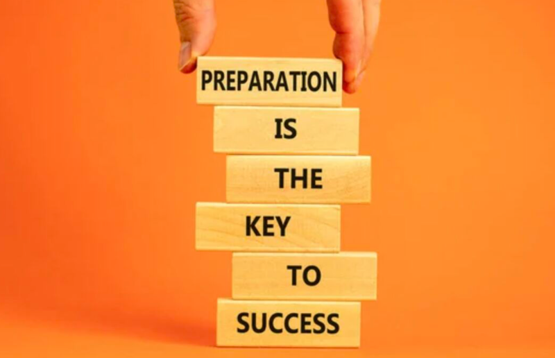 Preparation-Cornerstone of Confidence, and Confidence is the key to success