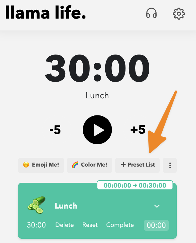 How to add calmness and structure to your day by using Presets