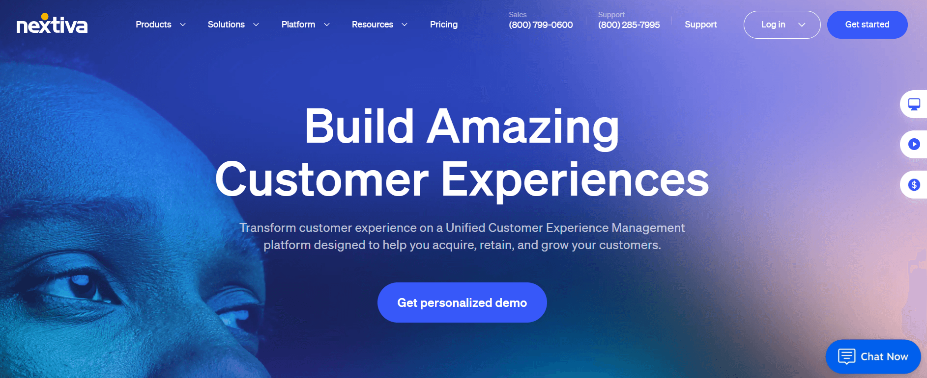 Nextiva home page