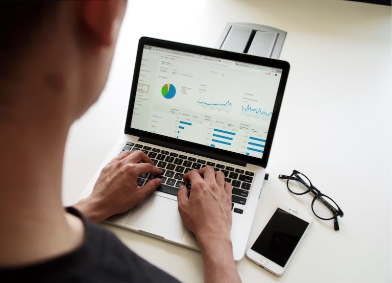 Google Analytics dashboard