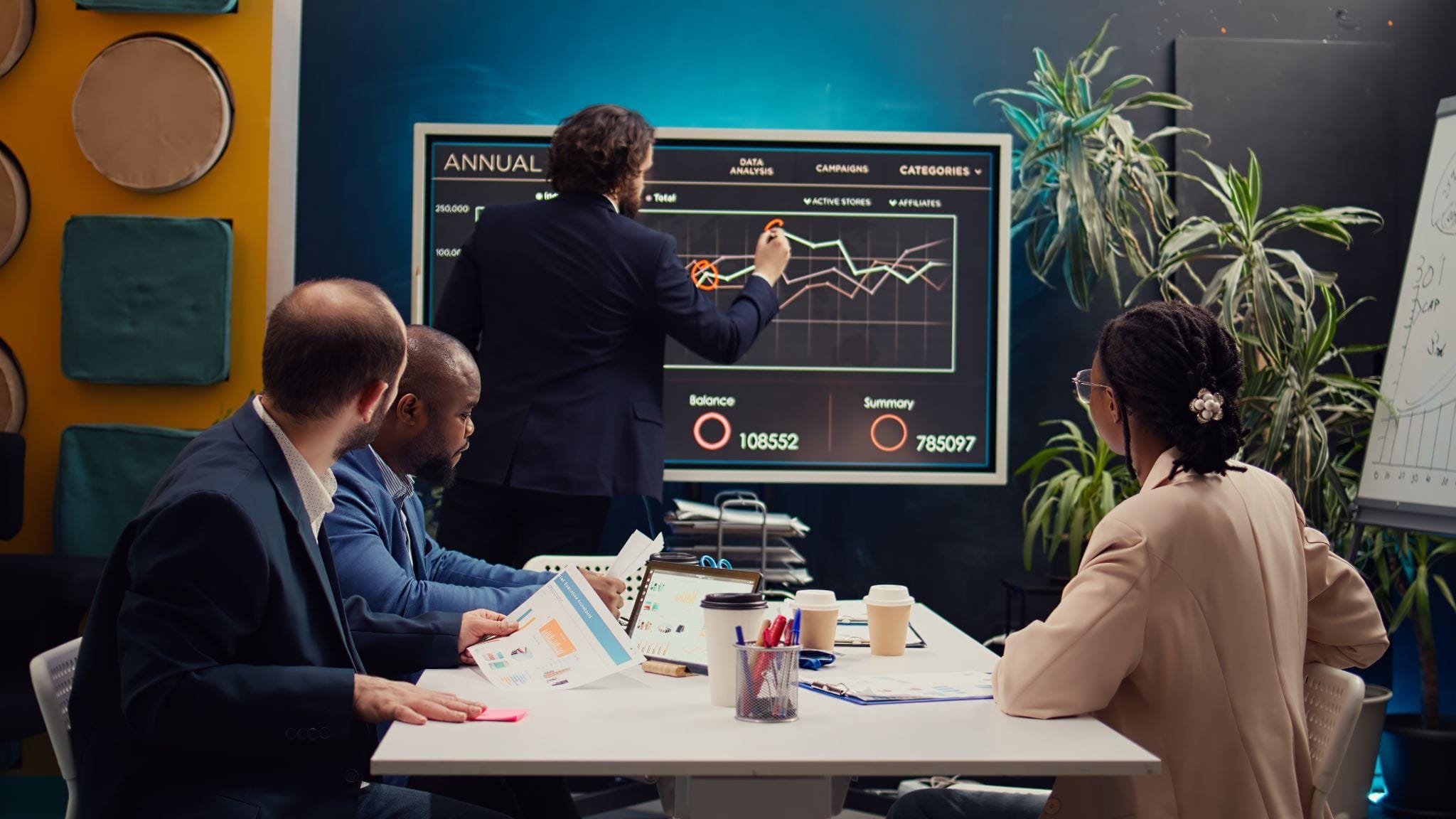 A man explaining how to measure sales enablement