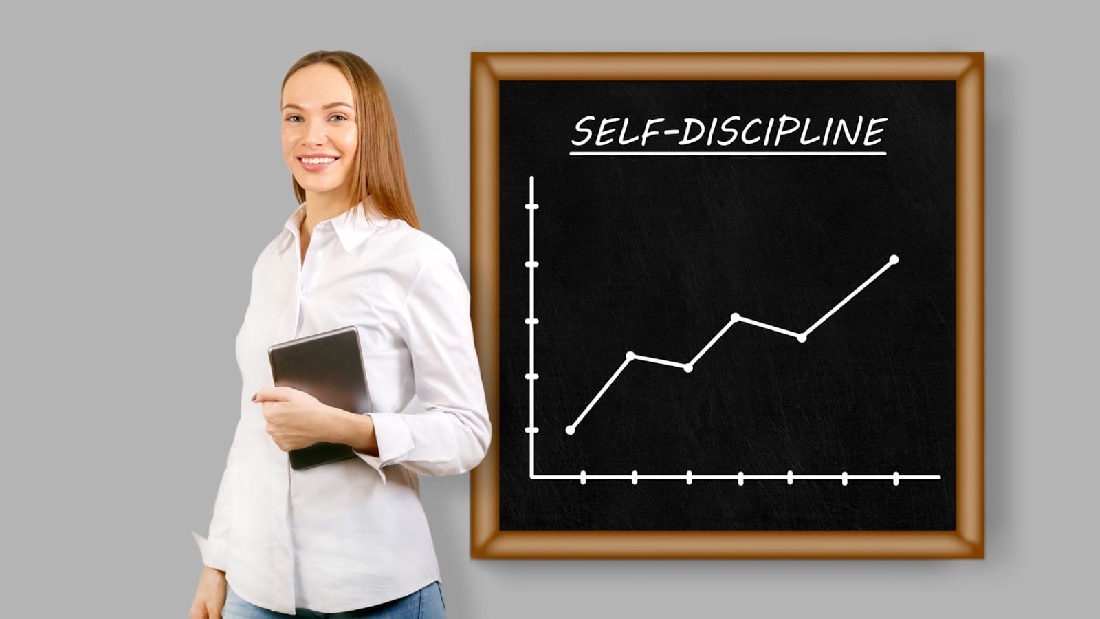 An image depicting the importance of self-discipline