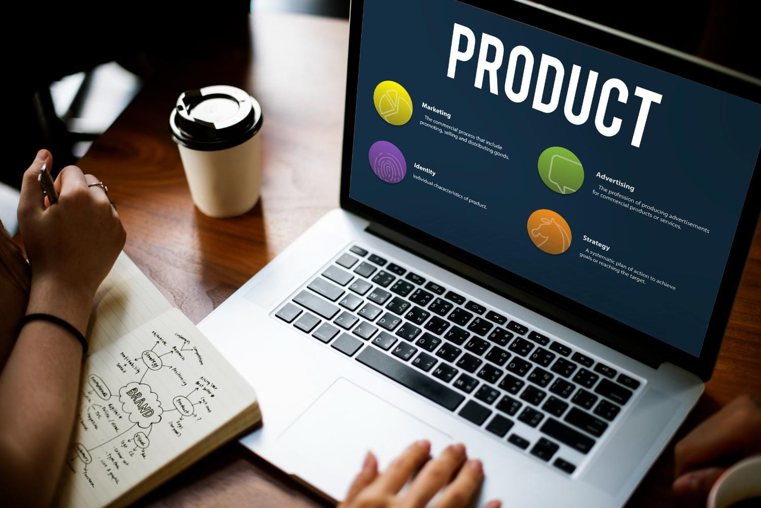 Making of product demos in a laptop screen