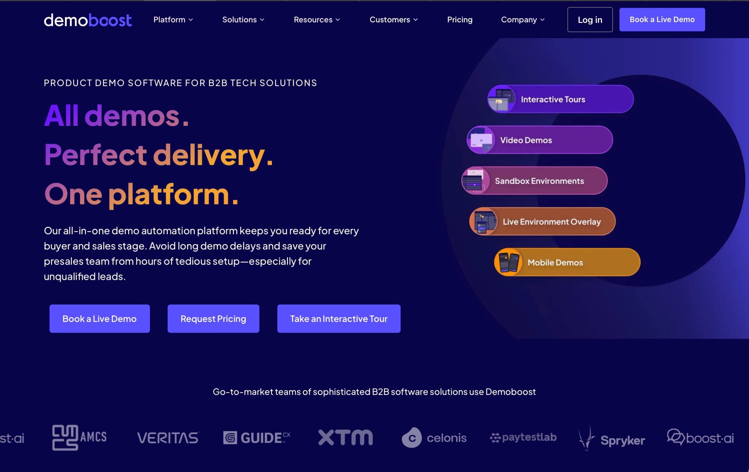 Demoboost Homepage
