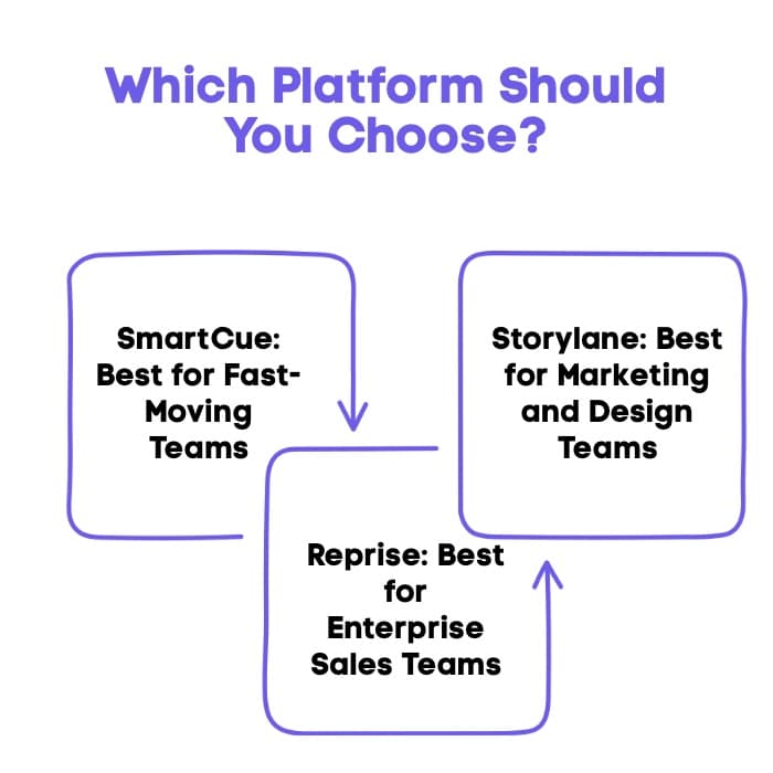 An infographic on Which Platform Should You Choose.