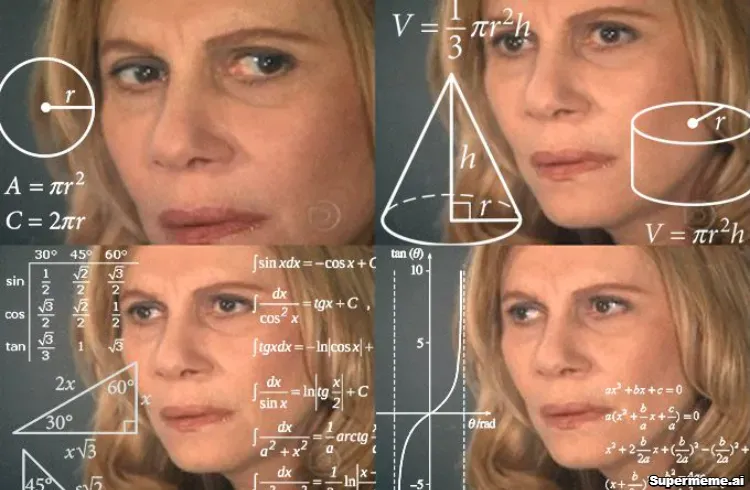 Confusing meme template