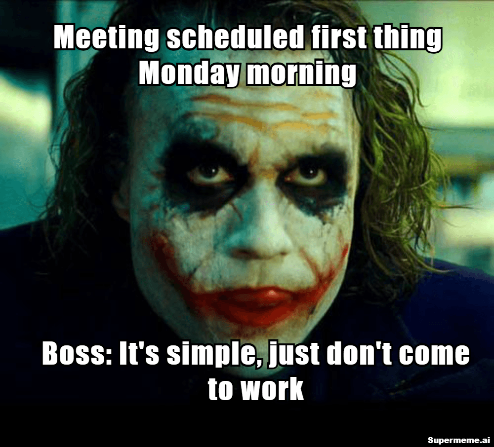 Monday Work Memes