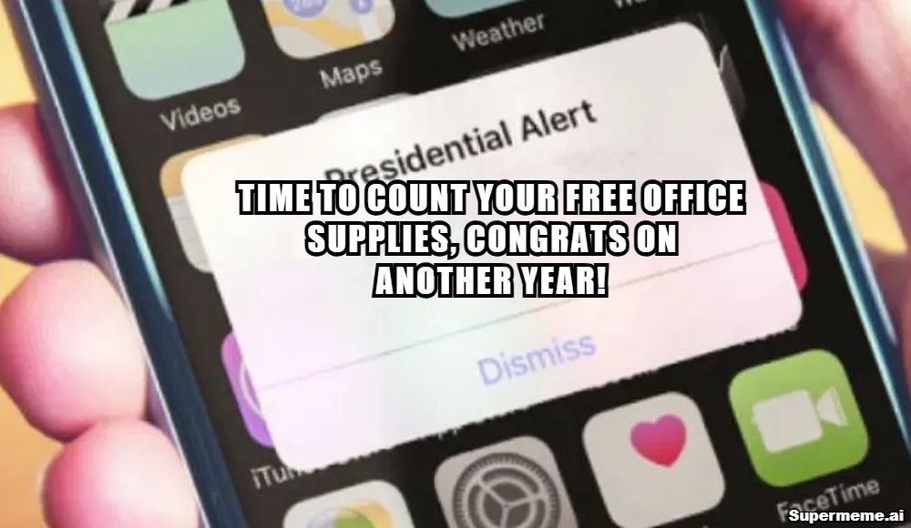 Work Anniversary Memes 4