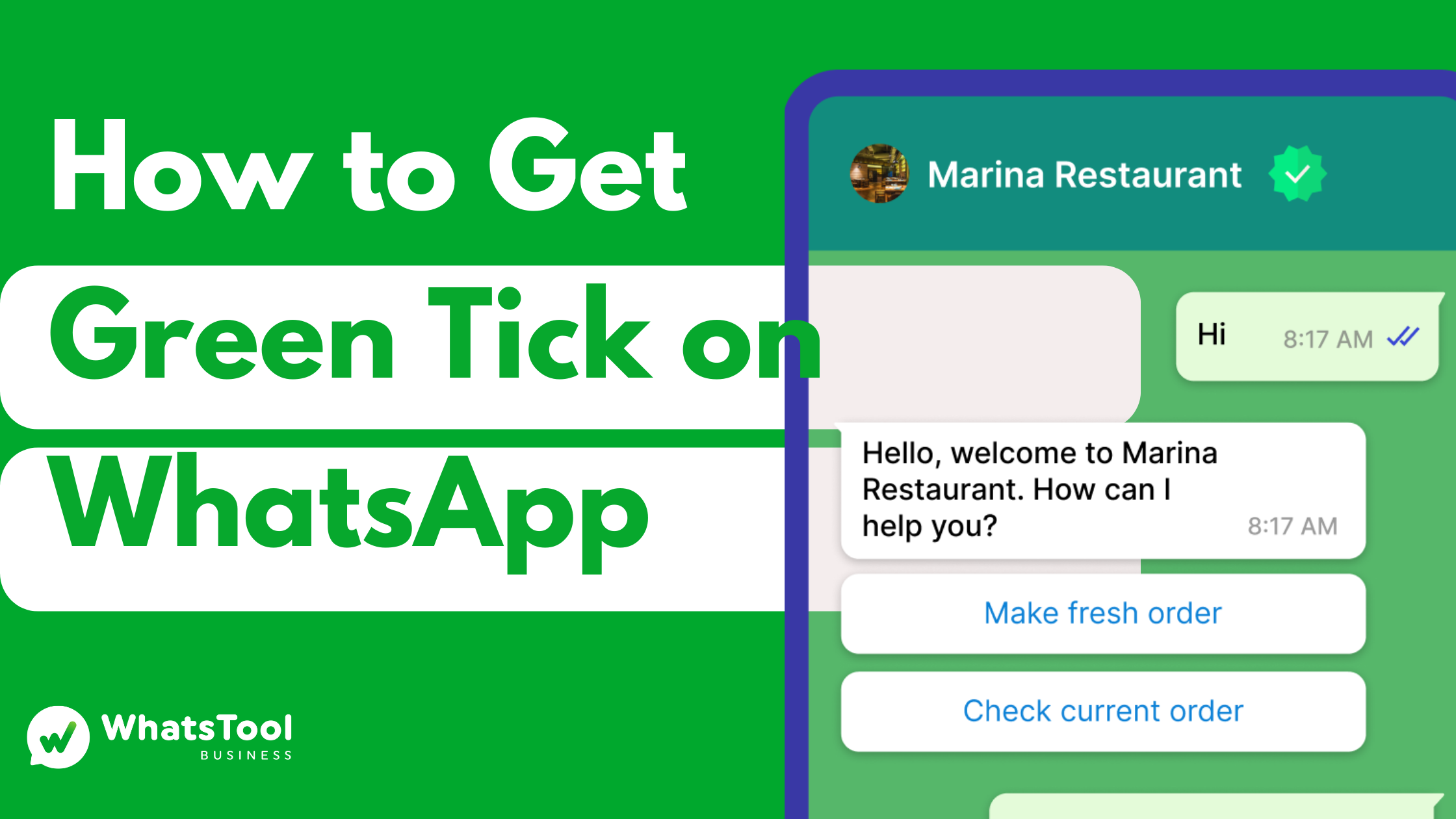How To Get Green Tick On WhatsApp Business API?