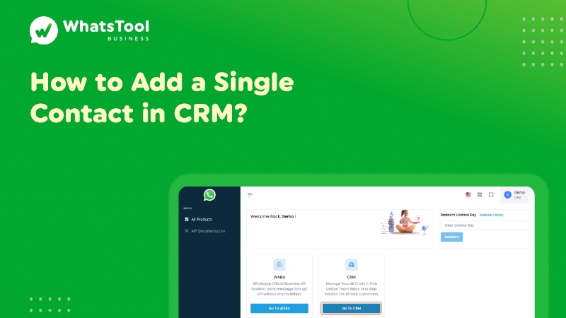 How to Add a Single Contact in CRM?