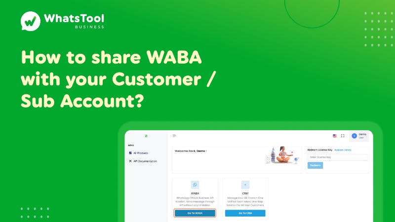 How to share WABA with your Customer / Sub Account?