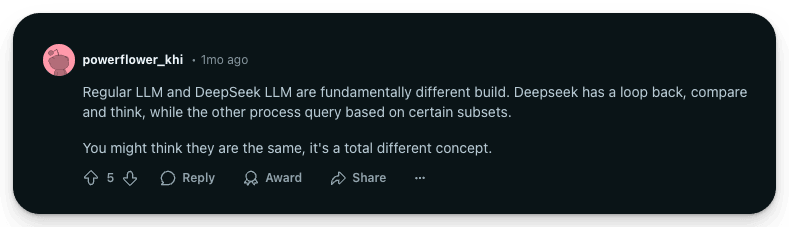 DeepSeek vs Llama