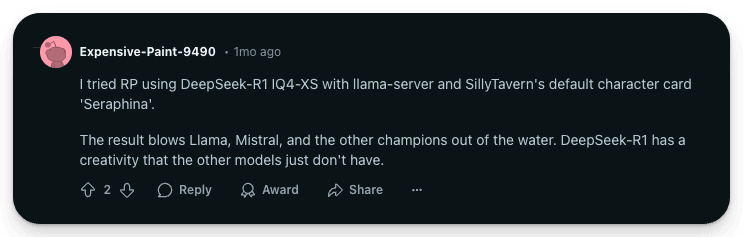 DeepSeek vs Llama