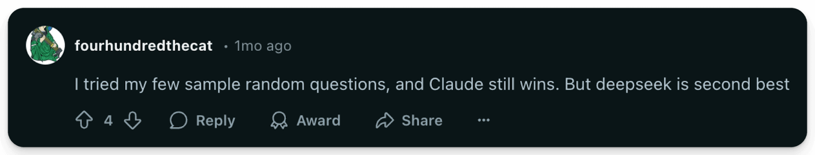 DeepSeek vs Claude