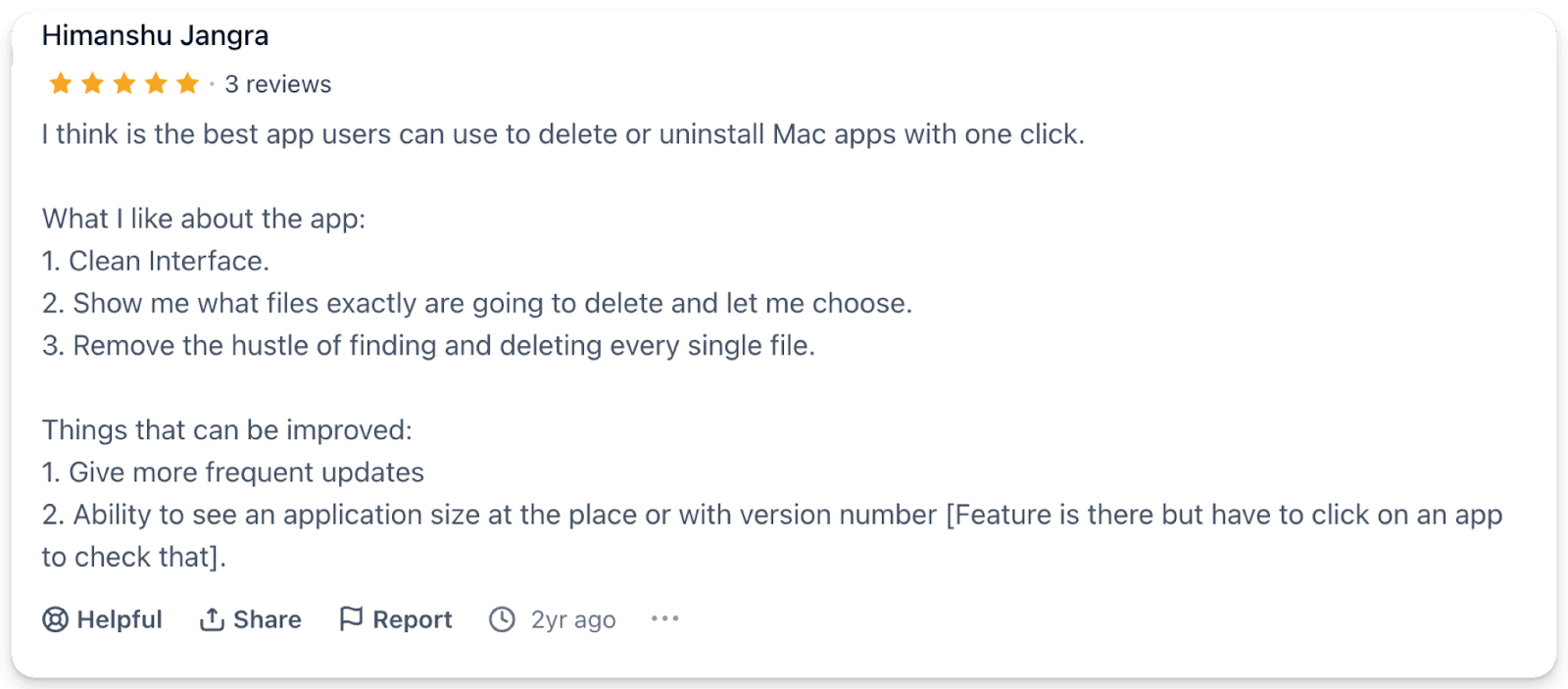 Best Free Mac Apps customer reviews