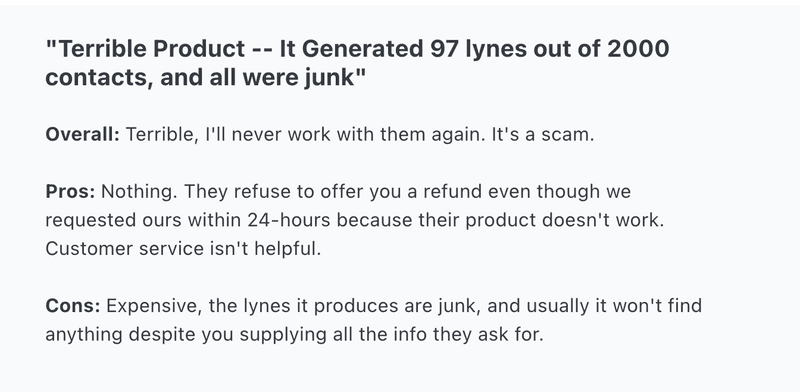 Lyne.ai reviews