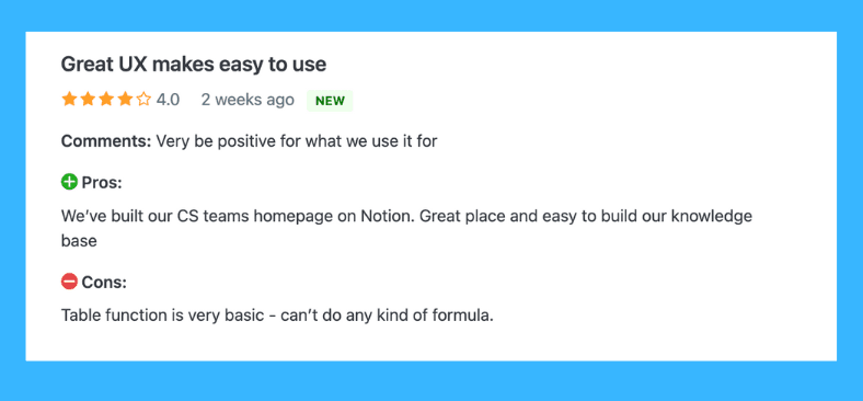 Notion Reviews