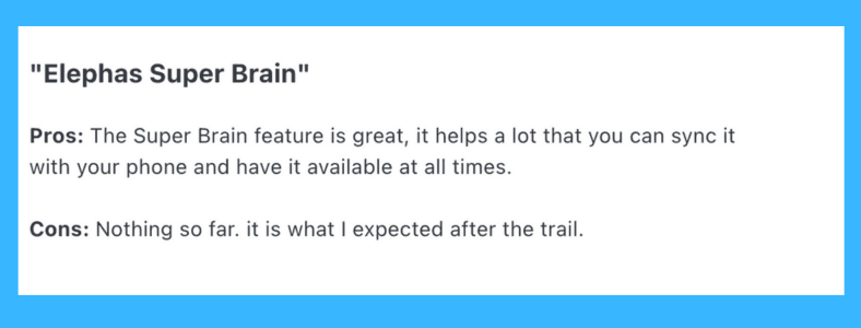 Elephas Reviews 