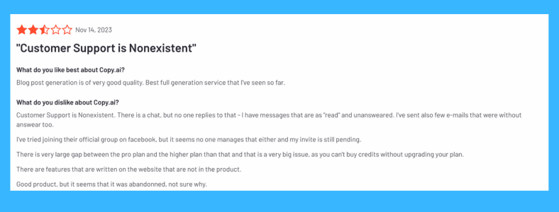Copy.ai Reviews 