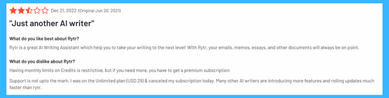 Rytr Reviews 
