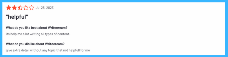 Writecream Reviews 