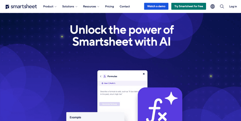 Smartsheet AI 