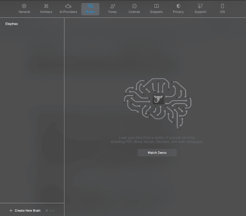 Elephas Super Brain 