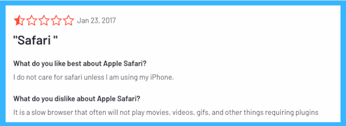 Safari Reviews