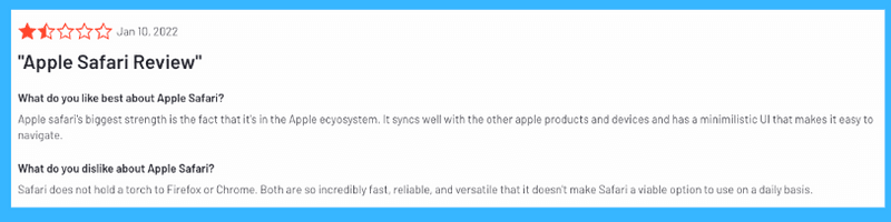 Safari Reviews