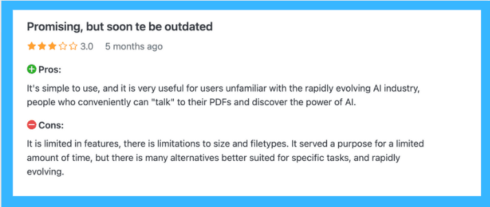 ChatPDF Reviews 