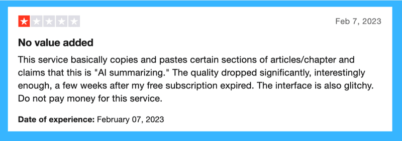 Scholarcy Reviews