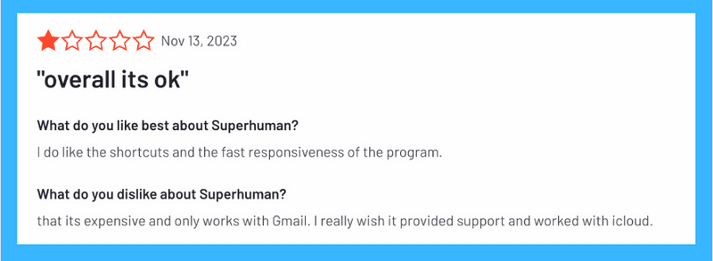 Superhuman Reviews