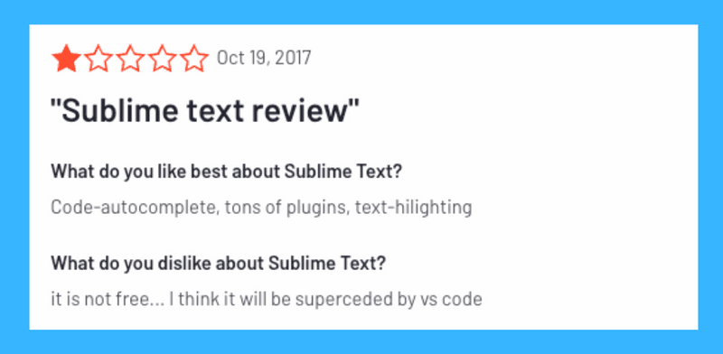 Sublime Text Reviews 