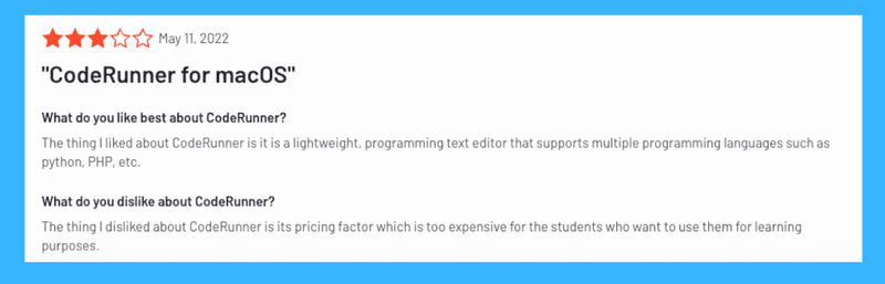 Coderunner Reviews