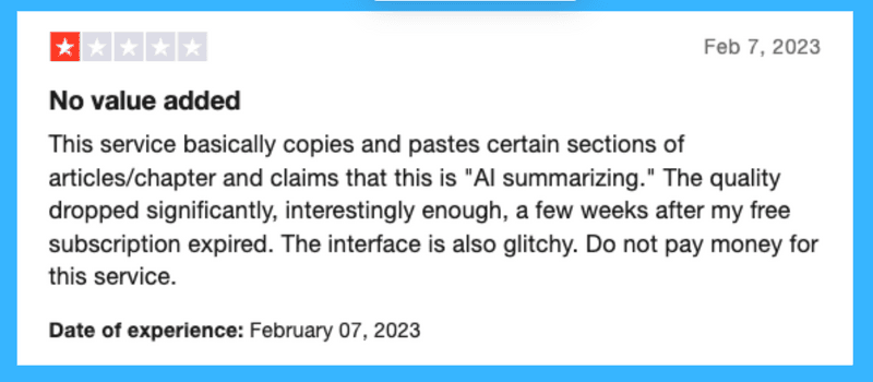 Scholarcy Reviews 