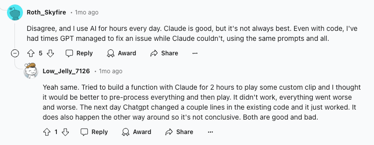 Claude vs ChatGPT vs Gemini