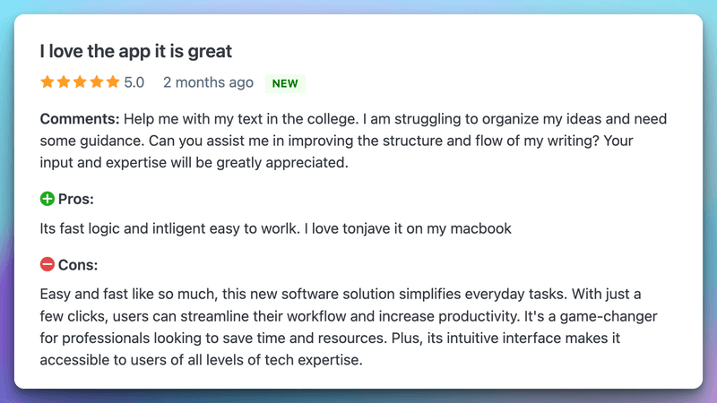 Elephas Customer Reviews